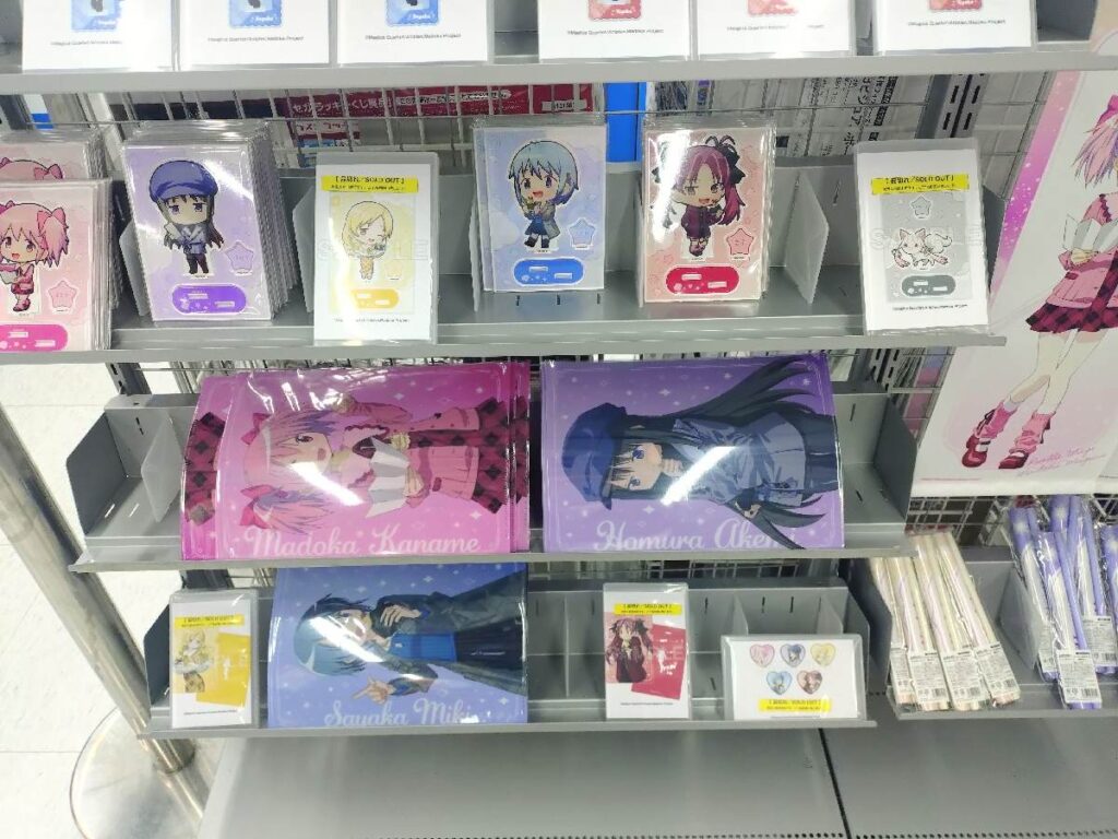 名古屋地下鉄まどマギコラボ2026 グッズ売場の様子